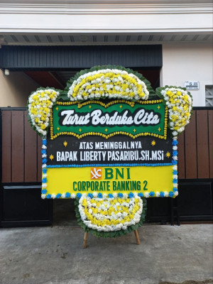 Papan Bunga Duka di Bonggo