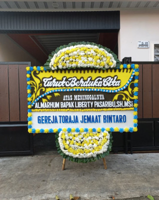 Papan Bunga Duka di Bonggo