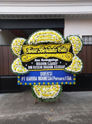 Papan Bunga Duka di Bonggo